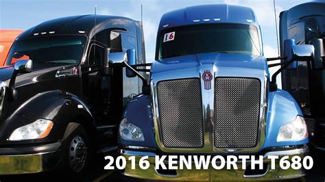 Multiple, 2016 Kenworth T680 Sleepers [Walk Around Wednesday] - YouTube