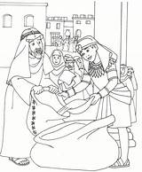 Joseph In Prison Coloring Page Sketch sketch template