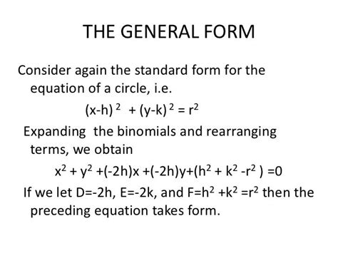 Circle Equation General Form - Tessshebaylo