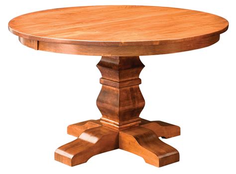 Bradbury Single Pedestal Dining Table | Amish Furniture Factory