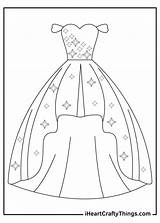 Dress Coloring Pages  Design Your Own dress Clothes sketch template