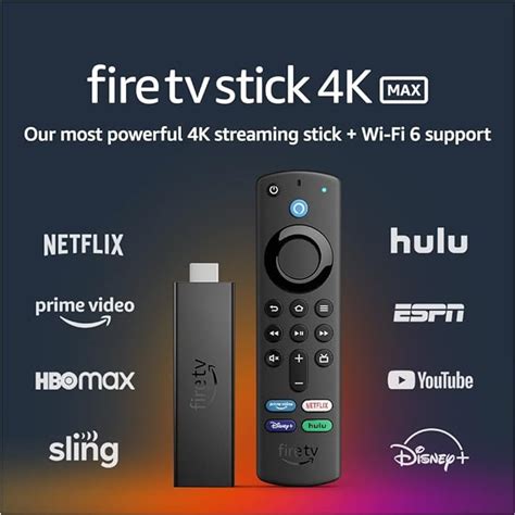 Amazon Fire TV Stick 4K Max streaming device