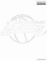 Los Angeles Lakers Coloring Page  Super Fun sketch template