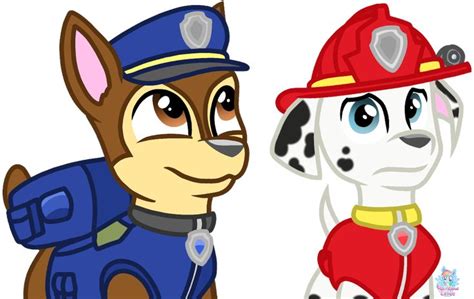 Chase and Marshall PAW Patrol | Marshall paw patrol, Paw patrol, Paw