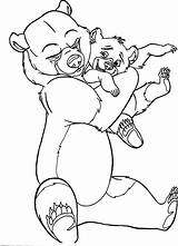 Brother bear coloring Pages To Download And Print For Free sketch template