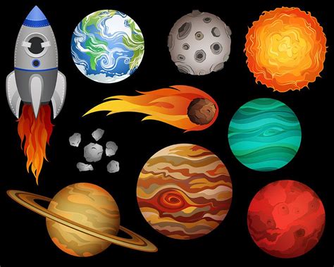 outer space cliparts - Google Search | Art set, Space doodles, Outer space