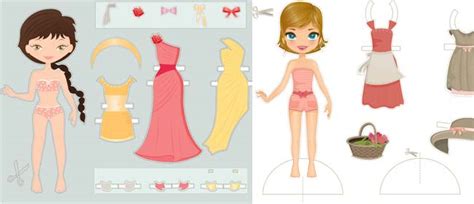 Free paper cut-out dolls