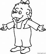 Berenstain Bears Coloring Pages For Kids sketch template