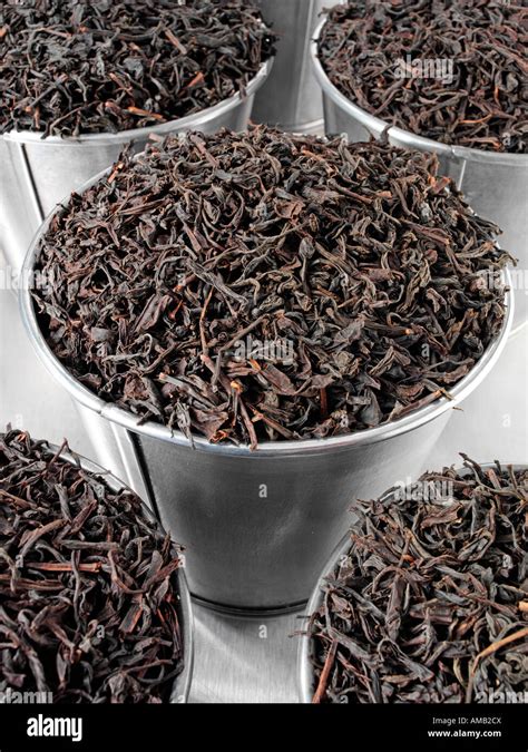 BLACK TEA LEAVES Stock Photo - Alamy