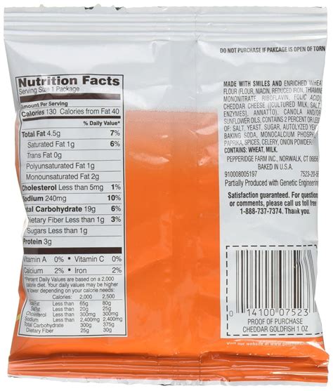 33 Goldfish Cracker Nutrition Label - Labels Design Ideas 2020