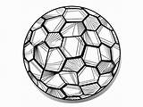 Soccer Ball Coloring Adventure  Page sketch template
