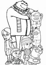 Personajes De Gru Mi Villano Favorito Para Colorear Imprimir E  sketch template