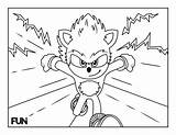 Sonic Video Game Coloring Pages sketch template