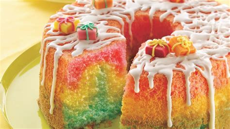 Rainbow Angel Birthday Cake recipe from Pillsbury.com