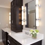 Remodeled bathroom, soft neutral tones with dark… | Trends