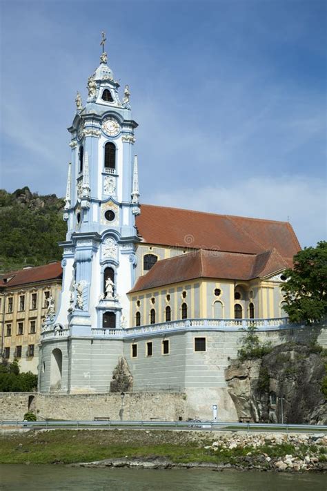 Durnstein Abbey Church Blue Spire Stock Photo - Image of tourism, christianity: 265630024