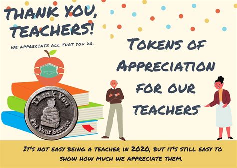 Teachers Tokens of Appreciation | Etsy