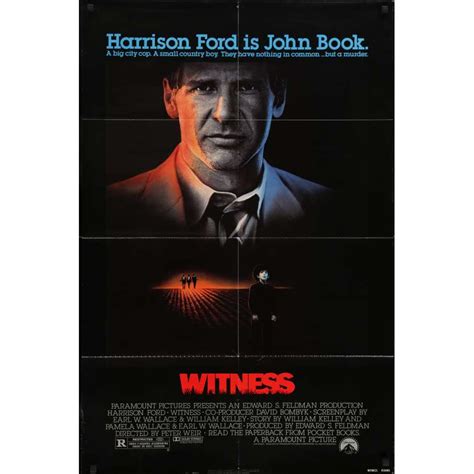 WITNESS Movie Poster 29x41 in.