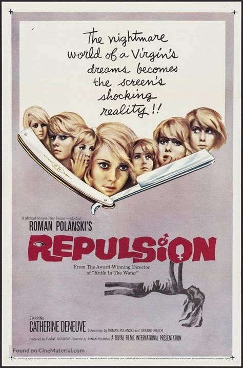 Repulsion (1965) movie poster | Movie posters, Roman polanski, Horror movie posters