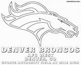 Denver Broncos Logo Coloring Pages sketch template
