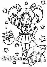 Sailor Mini Moon Coloring Pages  Coloring Home sketch template