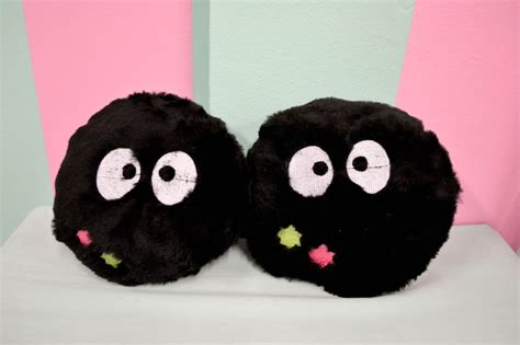 Cute fluffy soot sprites plushies | Etsy