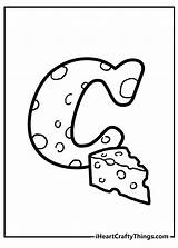 C Is For Coloring Pages  Coloring Nation sketch template