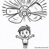 Electric Fan Coloring Pages sketch template