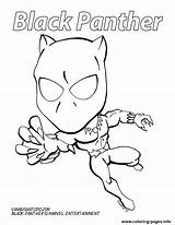 Cartoon Black Panther Marvel Coloring Pages Printable sketch template