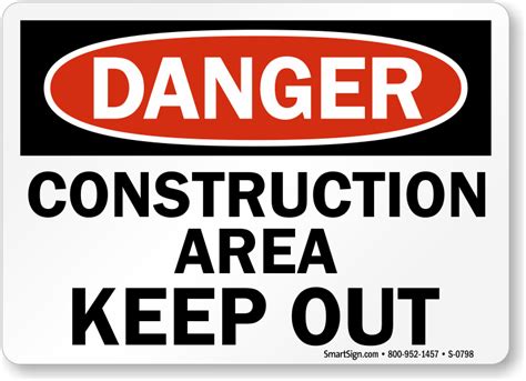 Construction Area Signs | Construction Area Safety Signs