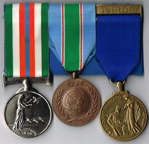 Irish Defence Forces UN Group of three Long Service Medal, UNIFIL 1978 Medal and United Nations P