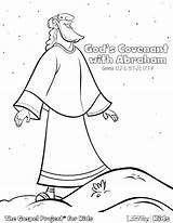 Abraham Covenant With God Coloring Page  Sunday School coloring Pages sketch template