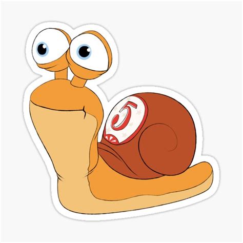 Turbo Snail Stickers | Redbubble