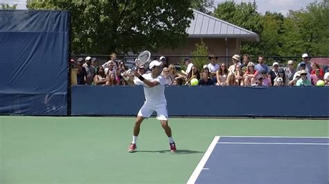 Novak Djokovic Forehand in Full and Slow Motion - Djokovic Forehand
