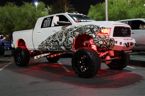 Lifted Dodge Ram Truck Sema - Off Road Wheels