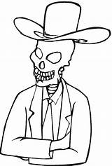 Skeleton Coloring Pictures Pages sketch template