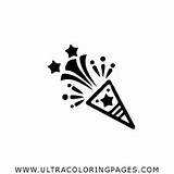 Confetti Coloring Page  Ultra Pages sketch template