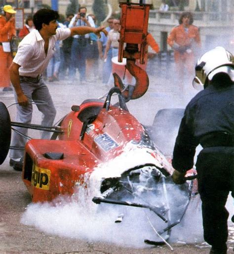 Crash Formule 1 - Ferrari Italia