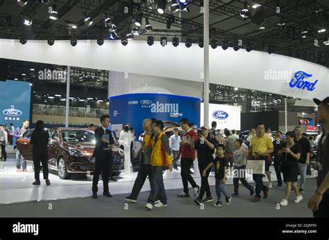 In this unlocated and undated photo, the logo of Changan Ford, an automotive manufacturing ...