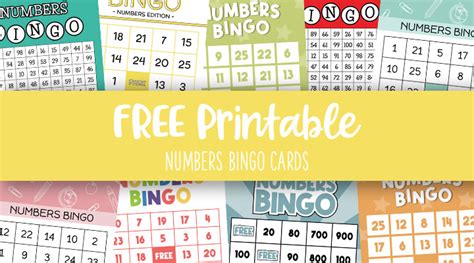 Number Bingo - FREE Printable Bingo Cards & Sets | Printabulls