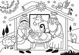 Story Of Jesus Birth Coloring Pages sketch template