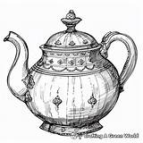 Teapot Coloring Pages  Free & Printable sketch template