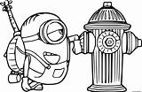 Stuart Loves A Fire Hydrant Coloring Page Printable sketch template