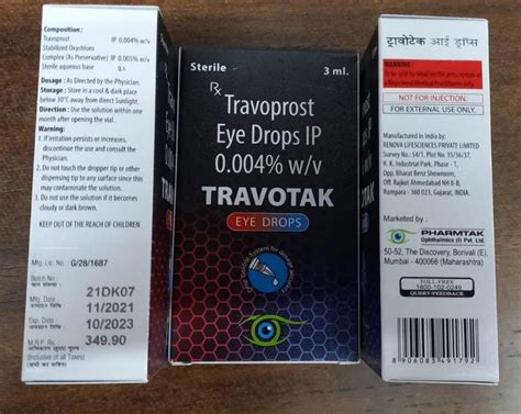 Travoprost Eye Drops at Rs 240/piece | Travoprost Eye Drop in Nagpur ...