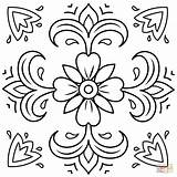 Floral Pattern coloring Page  Free Printable Coloring Pages sketch template