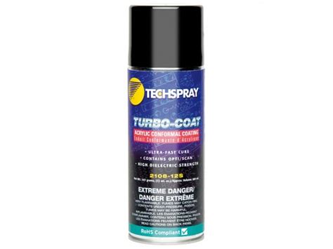 TECHSPRAY - TURBO-COAT - Acrylic conformal coating / spray can