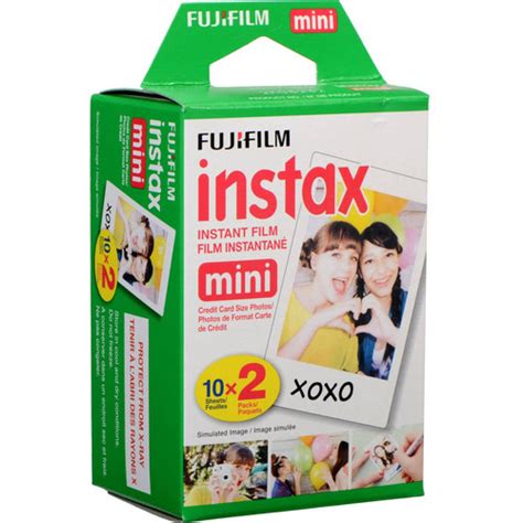 Cartucho Fujifilm Instax Mini ISO 800 Twin Pack 20 Fotos