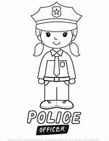 Police Woman Coloring Pages sketch template