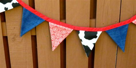 Fabric pennant banner/ barnyard party banner/ western wedding | Etsy