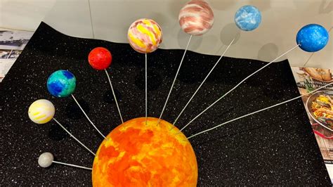 How to make a 3D Solar System model for Kids | Planets’ School Project | Time 4 Kids TV | system ...